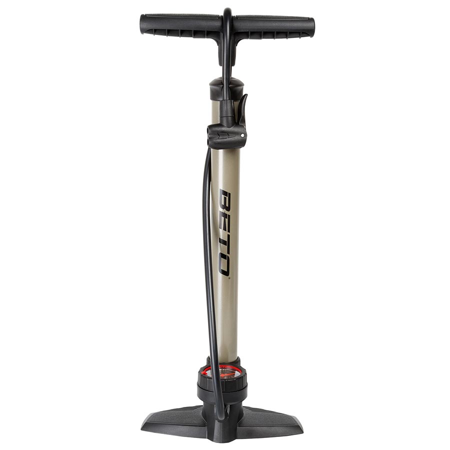 Beto, 11/160 S, Floor Pump, Dual Valve Head, 160psi, Silver
