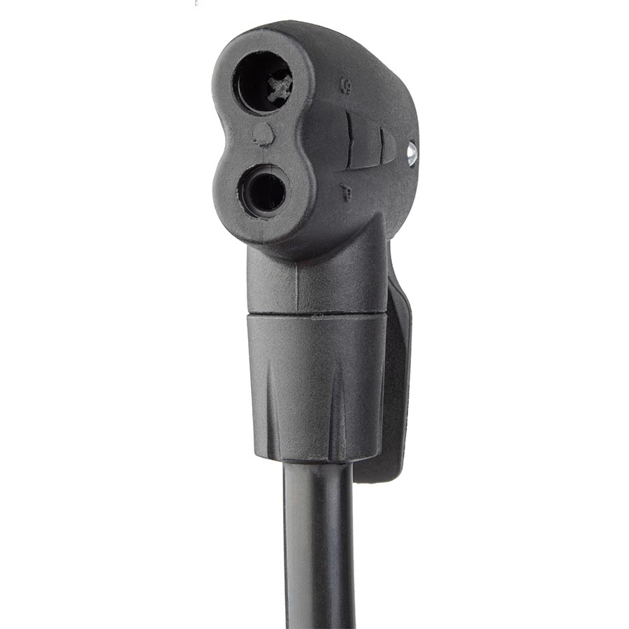 Beto, 11/160 S, Floor Pump, Dual Valve Head, 160psi, Silver