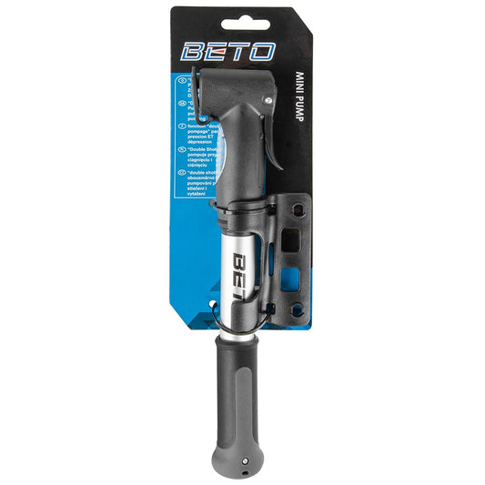Beto, Double - HxS, Pump, 100psi, Dual Valve Head, Silver
