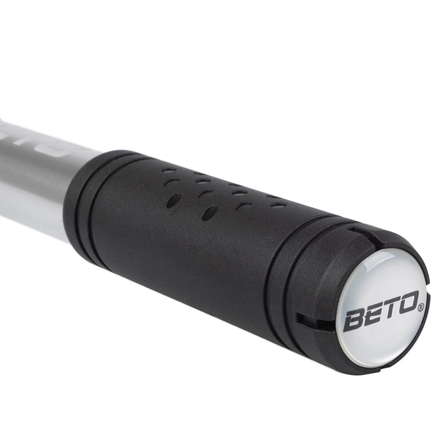 Beto, Retract Mini, Pump, 160psi, Dual Valve Head, Silver