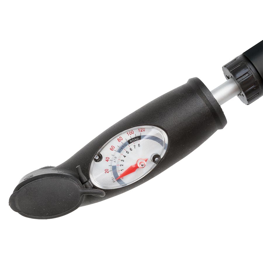 M-Wave, Double Shot B, Pump, 100psi, Dual Valve Head, Black