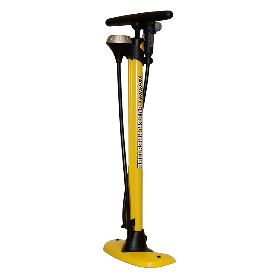 Pedros, Super Prestige, Floor Pump, Universal, 160psi, Yellow