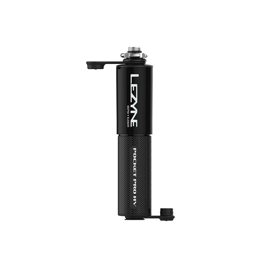 Lezyne, Pocket Drive Pro HV, Pump, 152mm, 90psi, ABS flip chuck, Black