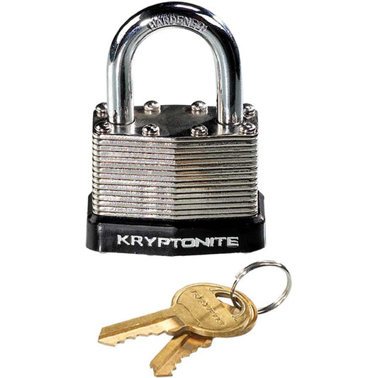 Kryptonite, 44mm Laminated Steel, Padlock, Key, 44mm, 1.7'', Silver