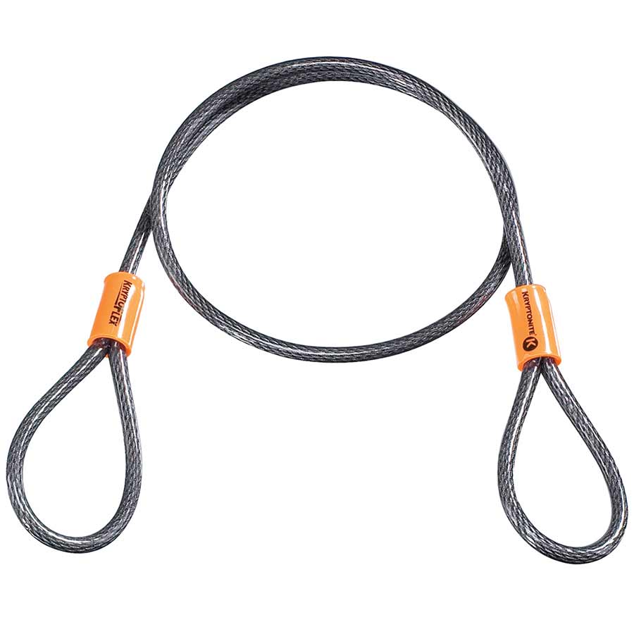 Kryptonite, KryptoFlex 525, Cable lock, 5mm, 76cm, 2.5', Black
