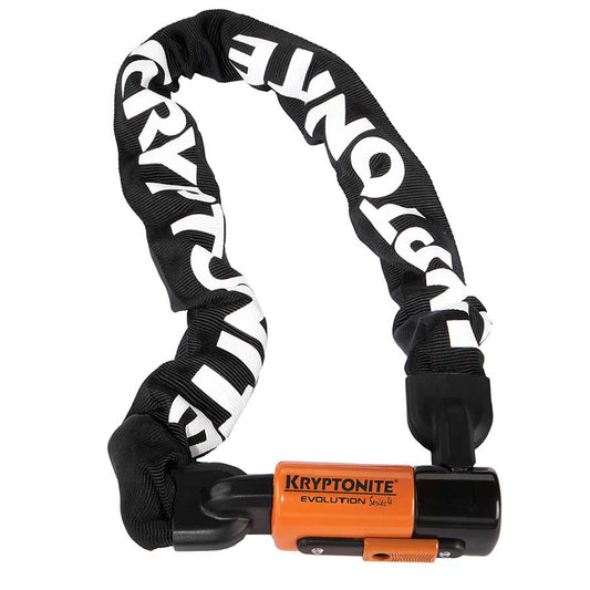 Kryptonite, Evolution 4 1090, Chain Lock, Key, 10mm, 90cm, 3', Black
