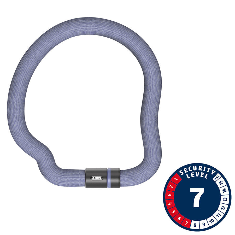 Abus, Goose 6206K, Chain Lock, Key, 6mm, 85cm, 2.8', Black