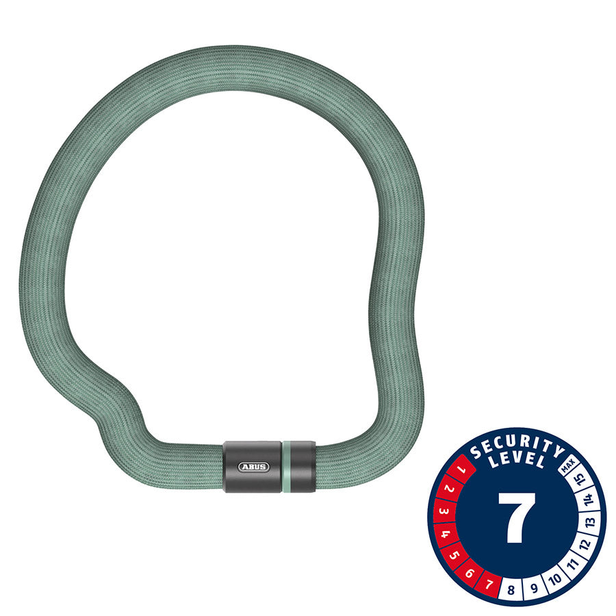Abus, Goose 6206K, Chain Lock, Key, 6mm, 85cm, 2.8', Black