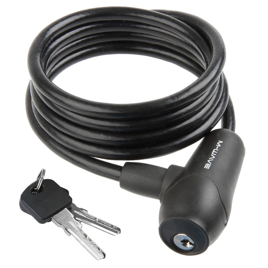 M-Wave, S 8.15 S, Cable lock, Key, 8mm, 8x1500mm, Black