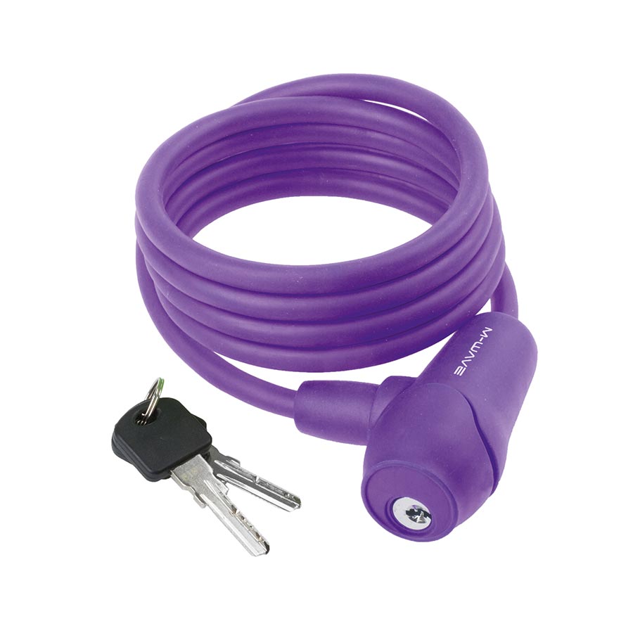 M-Wave, S 8.15 S, Cable lock, Key, 8mm, 8x1500mm, Black