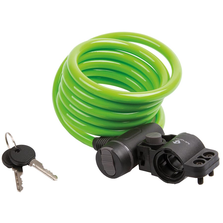M-Wave, S 10.18, Cable lock, Key, 10mm, 10x1800mm, Red