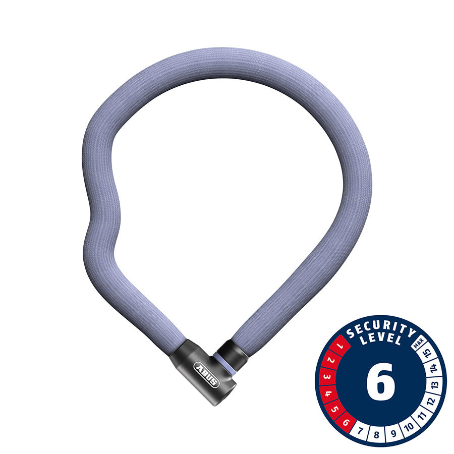 Abus, Goose 4204K, Chain Lock, Key, 4mm, 110cm, 3.6', Black