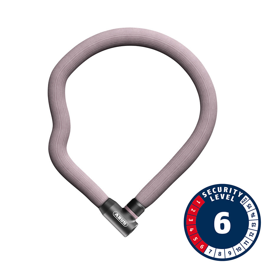 Abus, Goose 4204K, Chain Lock, Key, 4mm, 110cm, 3.6', Black