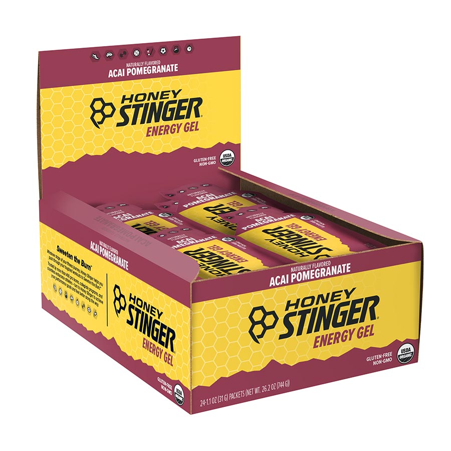 Honey Stinger, Organic Gel Acai & Pomegranate 24 1.3oz Packets