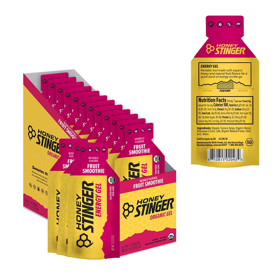 Honey Stinger, Organic Gel Acai & Pomegranate 24 1.3oz Packets