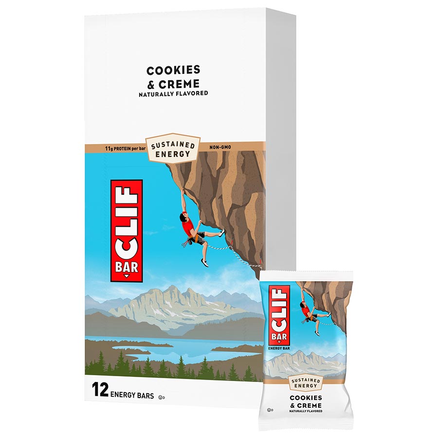 Clif, Energy bars, Chocolate Chip, 12pcs