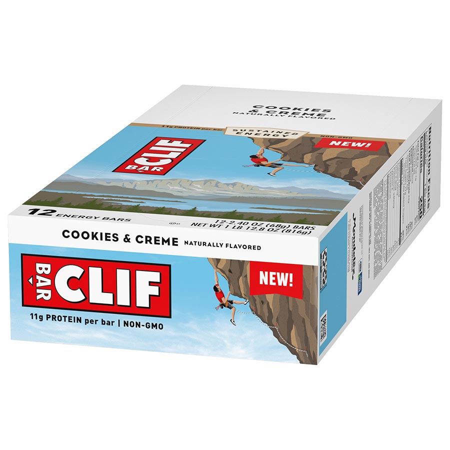 Clif, Energy bars, Chocolate Chip, 12pcs