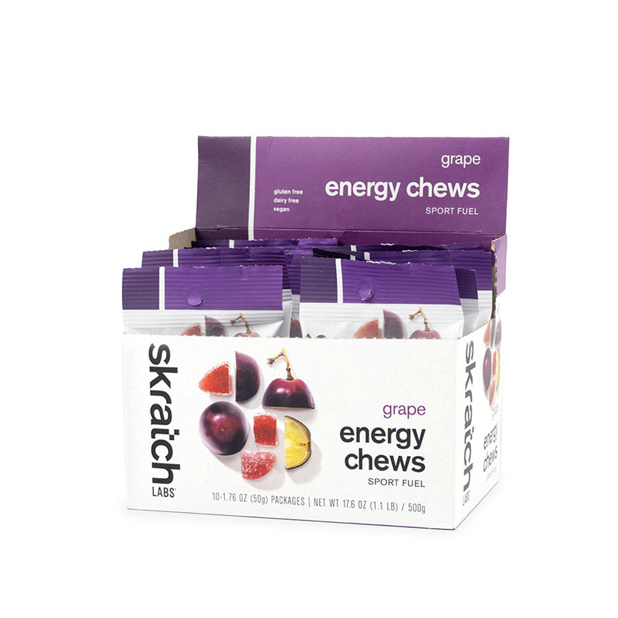 Skratch Labs, Sport Energy, Chews, Orange, 10 x 50g