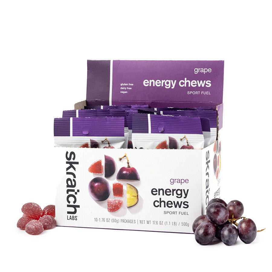 Skratch Labs, Sport Energy, Chews, Orange, 10 x 50g