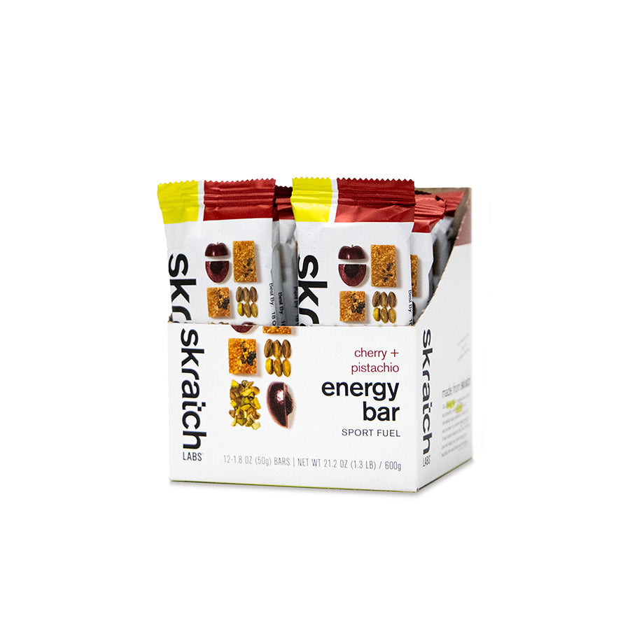 Skratch Labs, Anytime Energy, Bar, Cherry/Pistachio, 12 x 50g