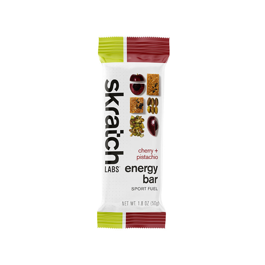 Skratch Labs, Anytime Energy, Bar, Cherry/Pistachio, 12 x 50g