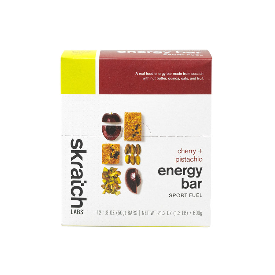 Skratch Labs, Anytime Energy, Bar, Cherry/Pistachio, 12 x 50g