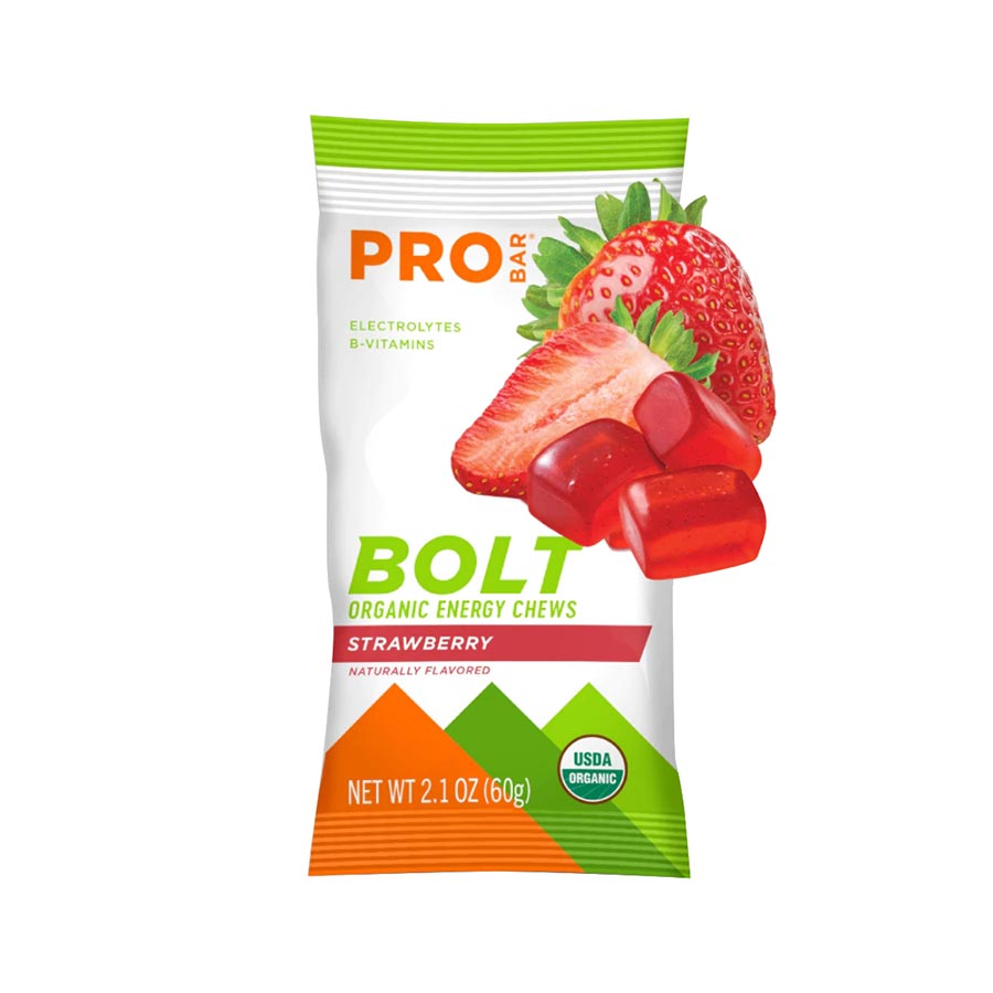 ProBar, Bolt, Chews, Strawberry, 12pcs