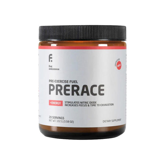 1st Endurance, Prerace 3.0, Drink Mix, Plain, Jar, 20 servings