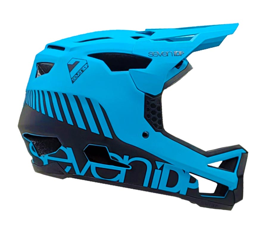 7iDP, Project 23 Fiber Glass, Full Face Helmet, Matt Deep Space Blue/Gloss Grey, S, 55 - 56cm