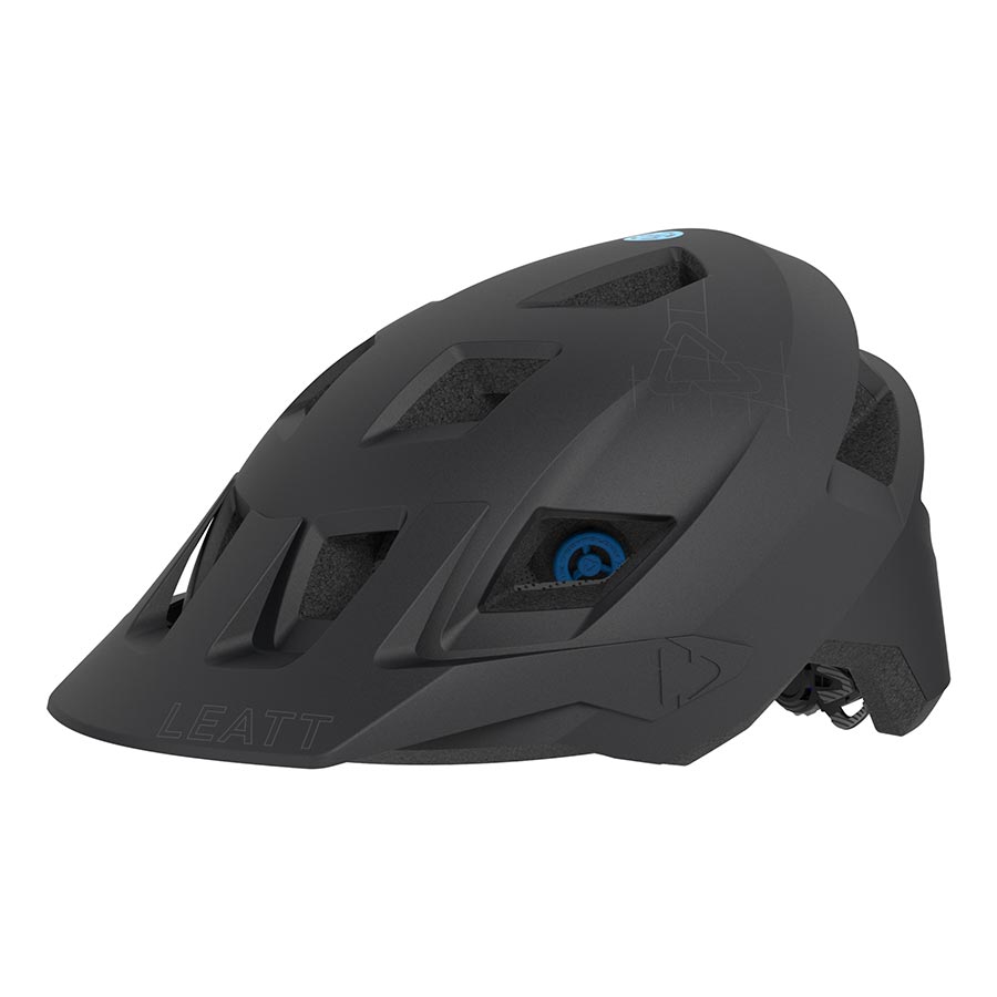 Leatt, MTB AllMtn 1.0 Men, Helmet, Stealth, S, 51-55cm