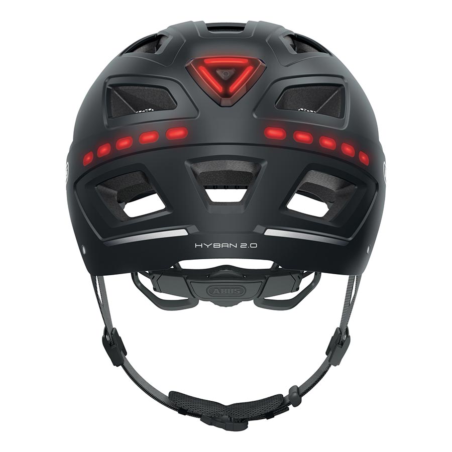 Abus, Hyban 2.0 LED, Helmet, L, 56 - 61cm, Signal Black