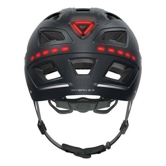 Abus, Hyban 2.0 LED, Helmet, L, 56 - 61cm, Signal Black