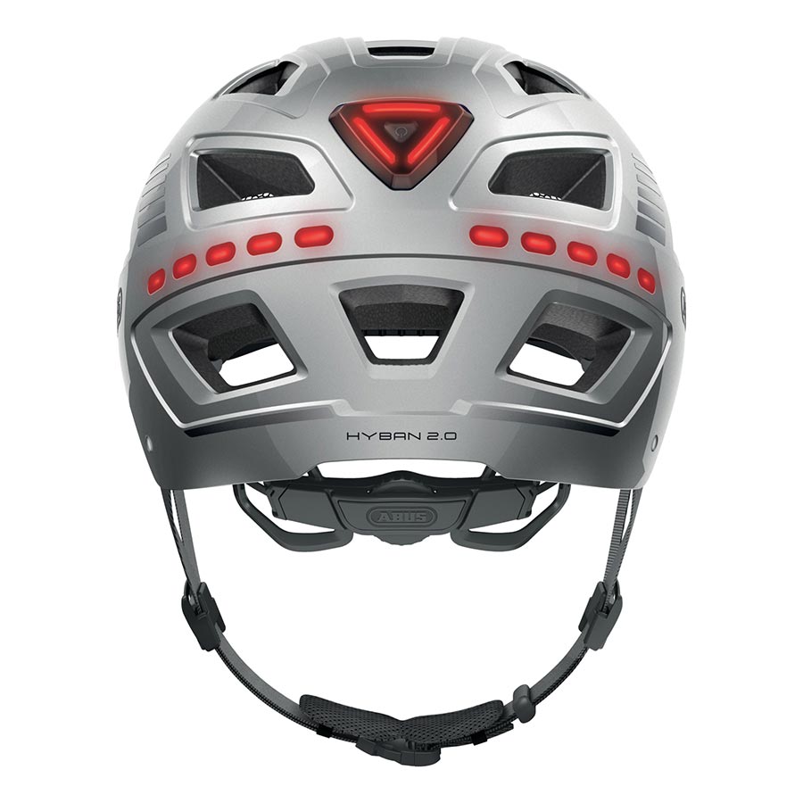 Abus, Hyban 2.0 LED, Helmet, L, 56 - 61cm, Signal Black