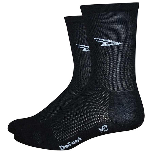 DeFeet, Aireator Black D Logo Hitop MD 5'' Cuff