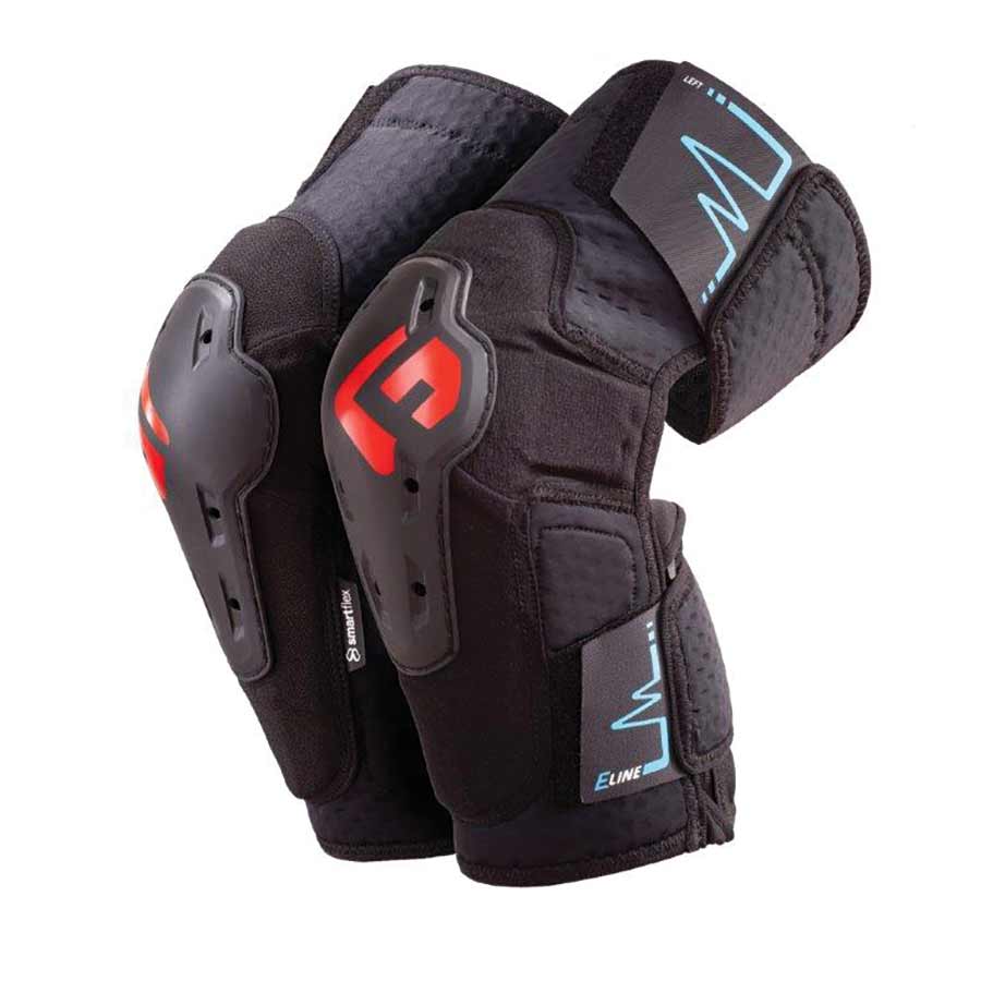 G-Form, E-Line Knee, Knee Guards, Black/Black, M, Pair
