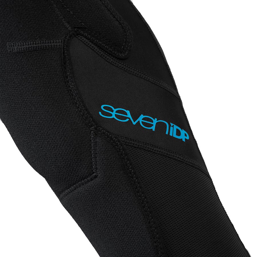 7iDP, Transition Long, Knee/Shin Guard, Black, M, Pair