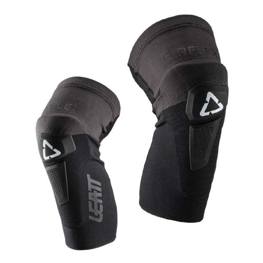 Leatt, AirFlex Hybrid, Knee/Shin Guard, Black, XXL