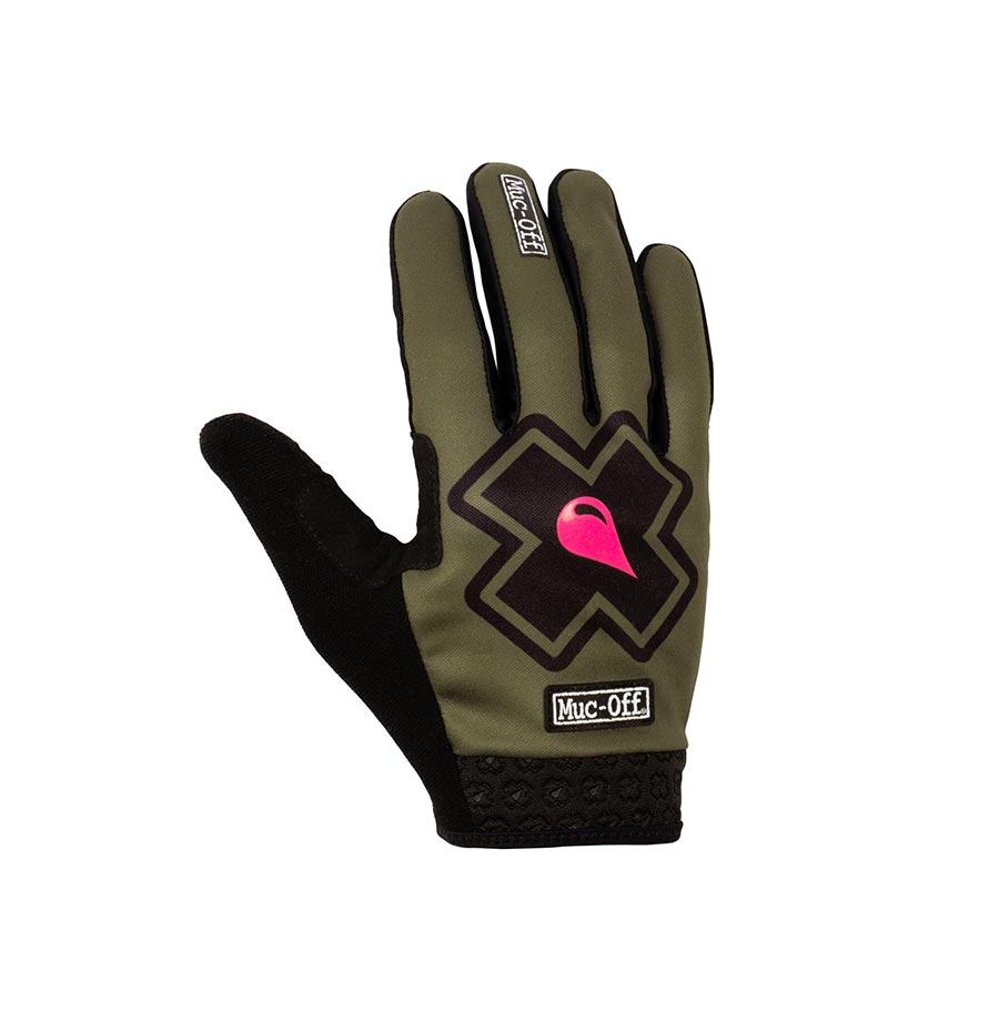 Muc-Off, MTB Ride, Full Finger Gloves, Unisex, Black, L, Pair