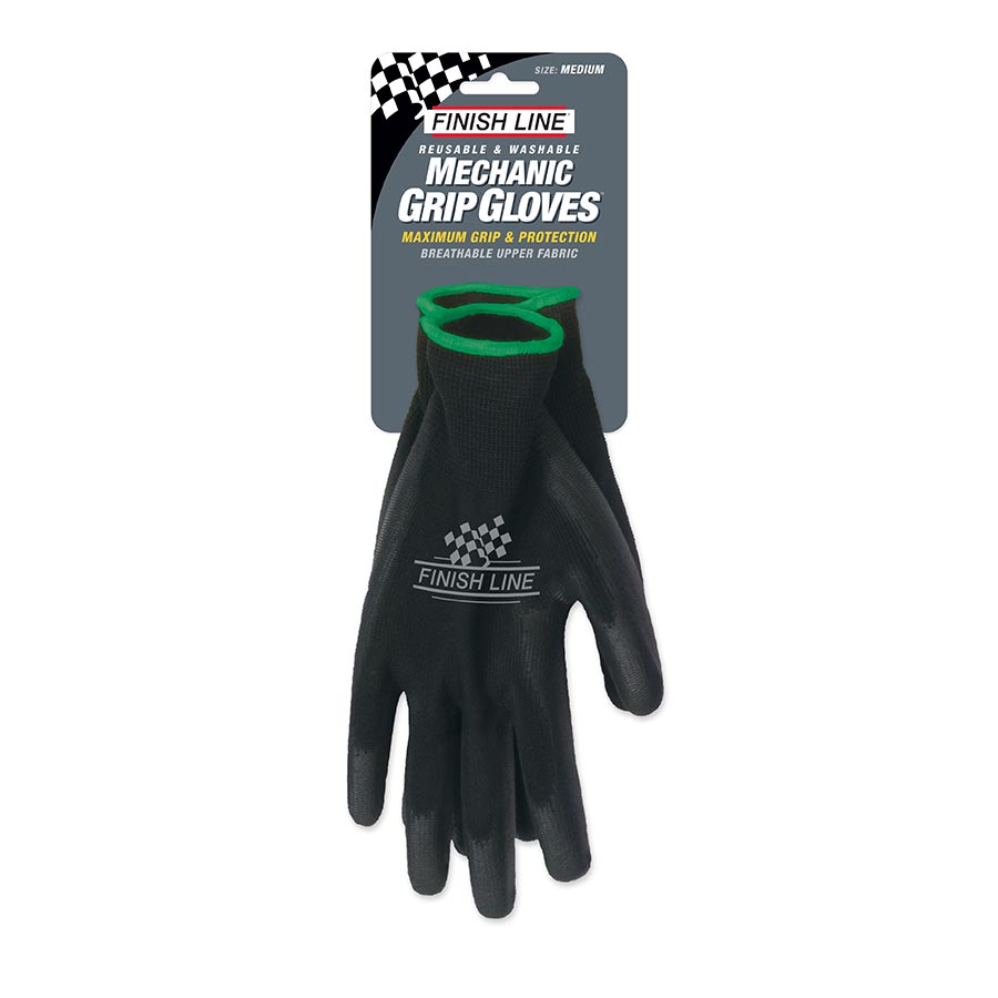 Finish Line, Mechanic Grip Gloves, SM, Pair