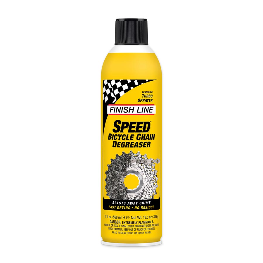 Finish Line, Speed Clean Degreaser 18oz Aerosol (Larger Size, New Packaging)