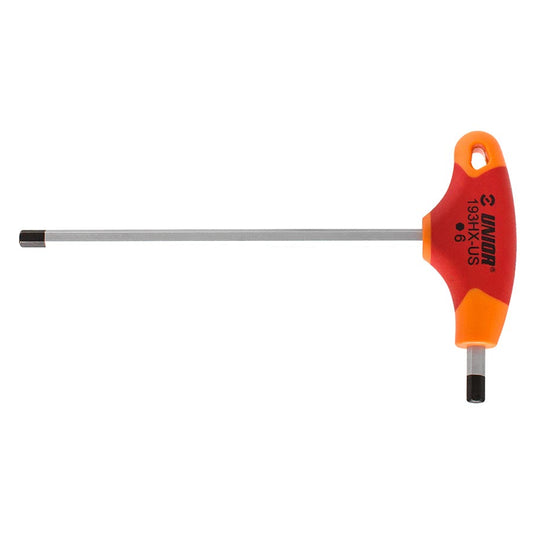 Unior, T-Handle Hex, Hex Wrench, 10mm, Red/Orange