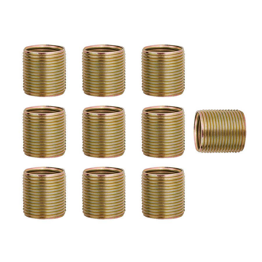Unior, Pedal Thread insert, Left, 1/2'' or M14 x 1,25, 10pcs