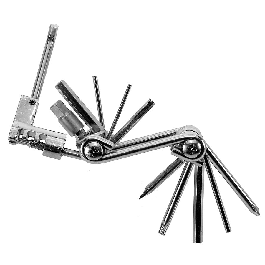 Ventura, 11F Mini Multi, Multi-Tools, Number of Tools: 11, Hex 2mm, 2.5mm, 3mm, 4mm, 5mm, 6mm, 8mm, T25, Phillips, Flat Head, Chain tool