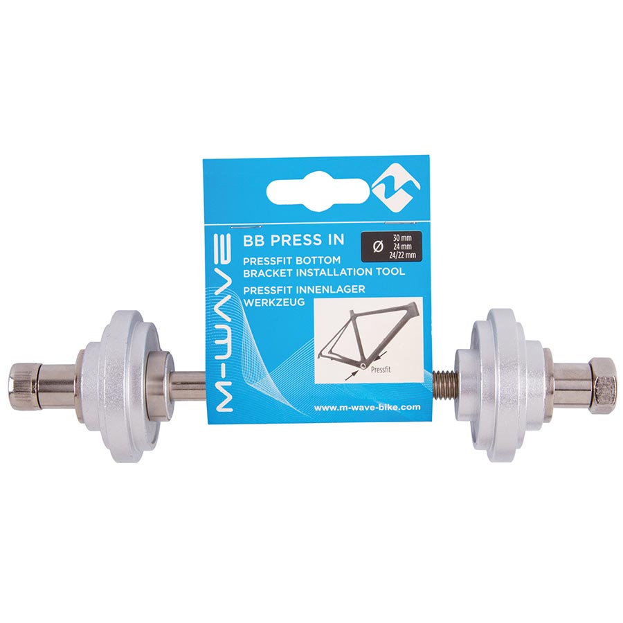 M-Wave, BB Press In, Bottom Bracket Tool, 30mm, 24mm, 24/22mm