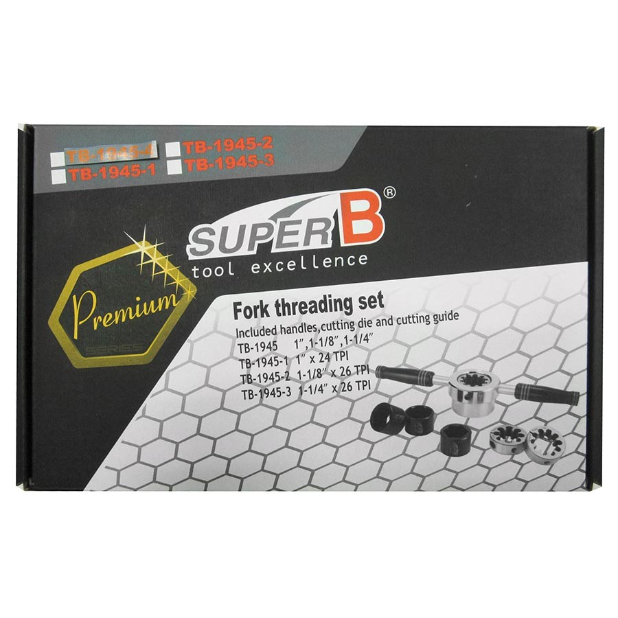 Super-B, TB-19454, Fork Threading Tool, 1''-24TPI & 1-1/8''-26TPI