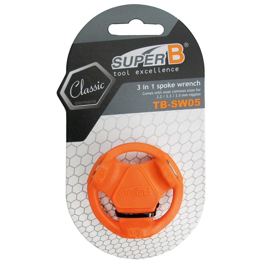 Super-B, TB-SW05, Spoke wrench, 3.2mm/3.3mm/3.5mm
