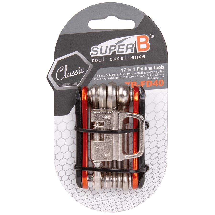 Super-B, TB-FD 40, Multi-Tool, 17 functions