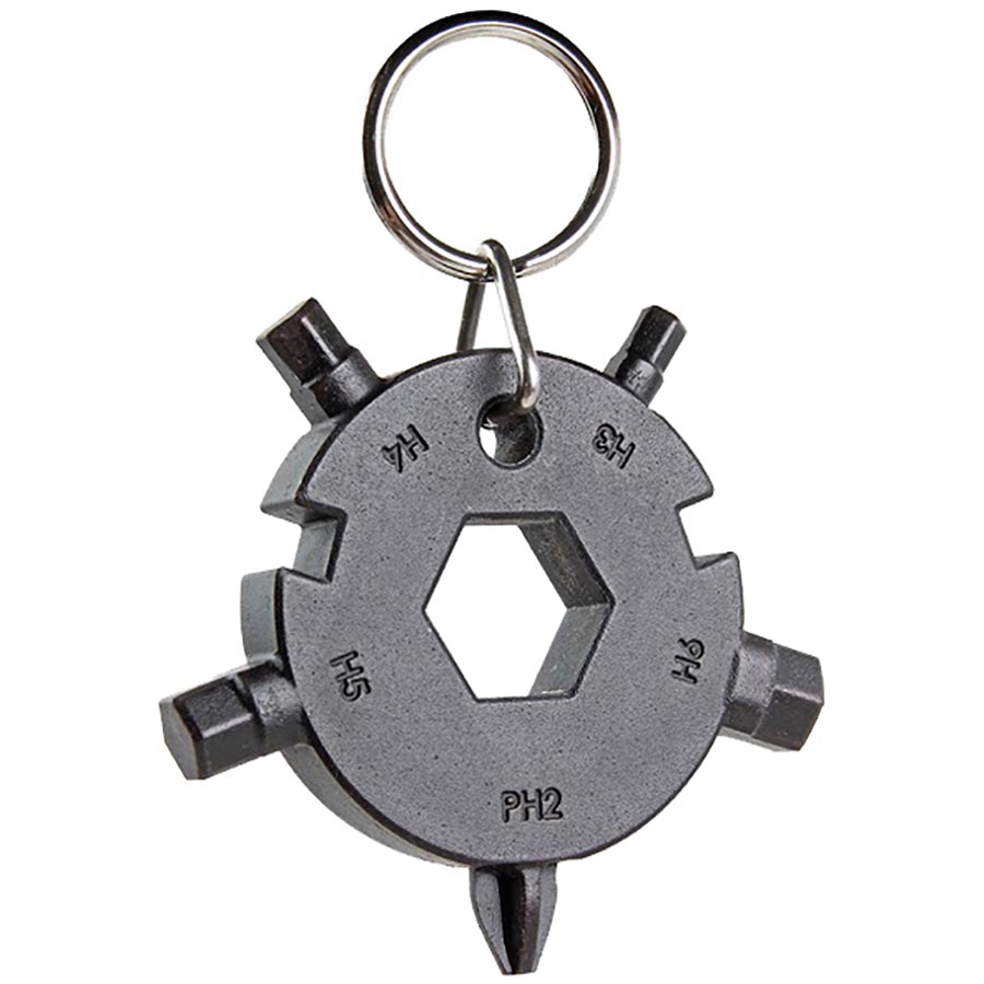 Super-B, TB-FD08, 9 in 1 Rudder keychain