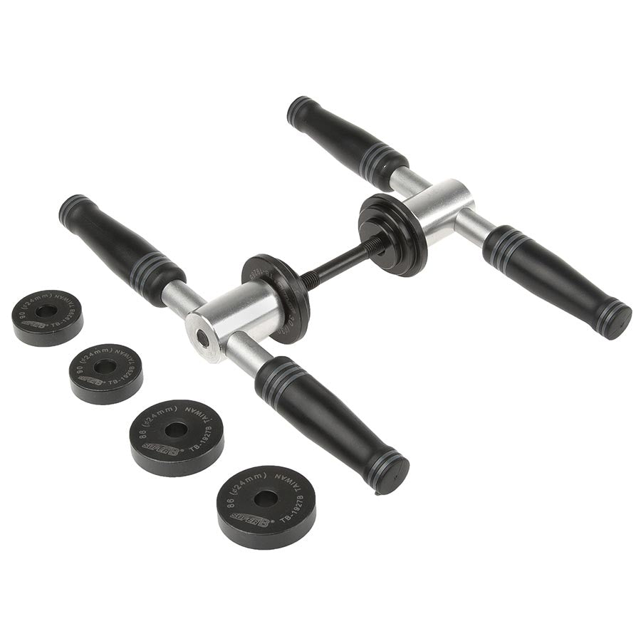 Super-B, TB-1900B, Bearing Press for Pressfit BB's, with adapters for BB 30, BB 86/92 and BB 90