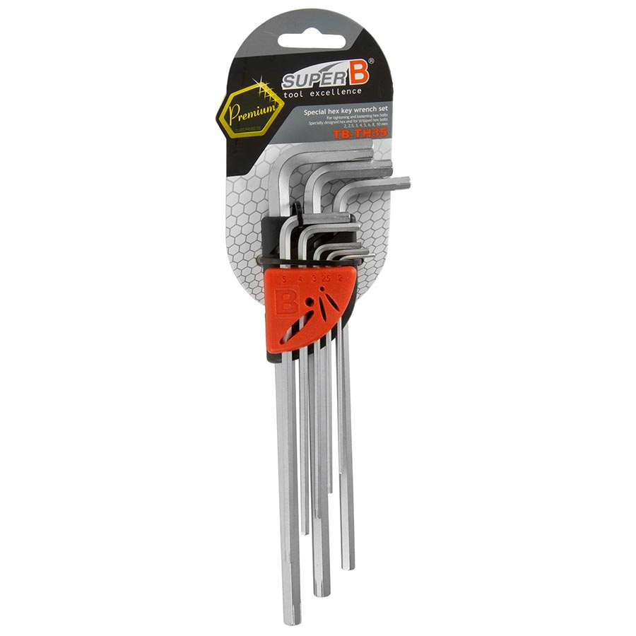 Super-B, TB-TH35, Hex wrench set, 2/2.5/3/4/5/6/8/10mm
